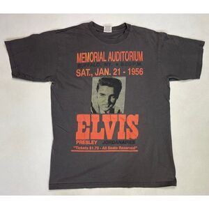 Elvis Presley Memorial Auditorium Buffalo New York T-shirt Women Medium Music